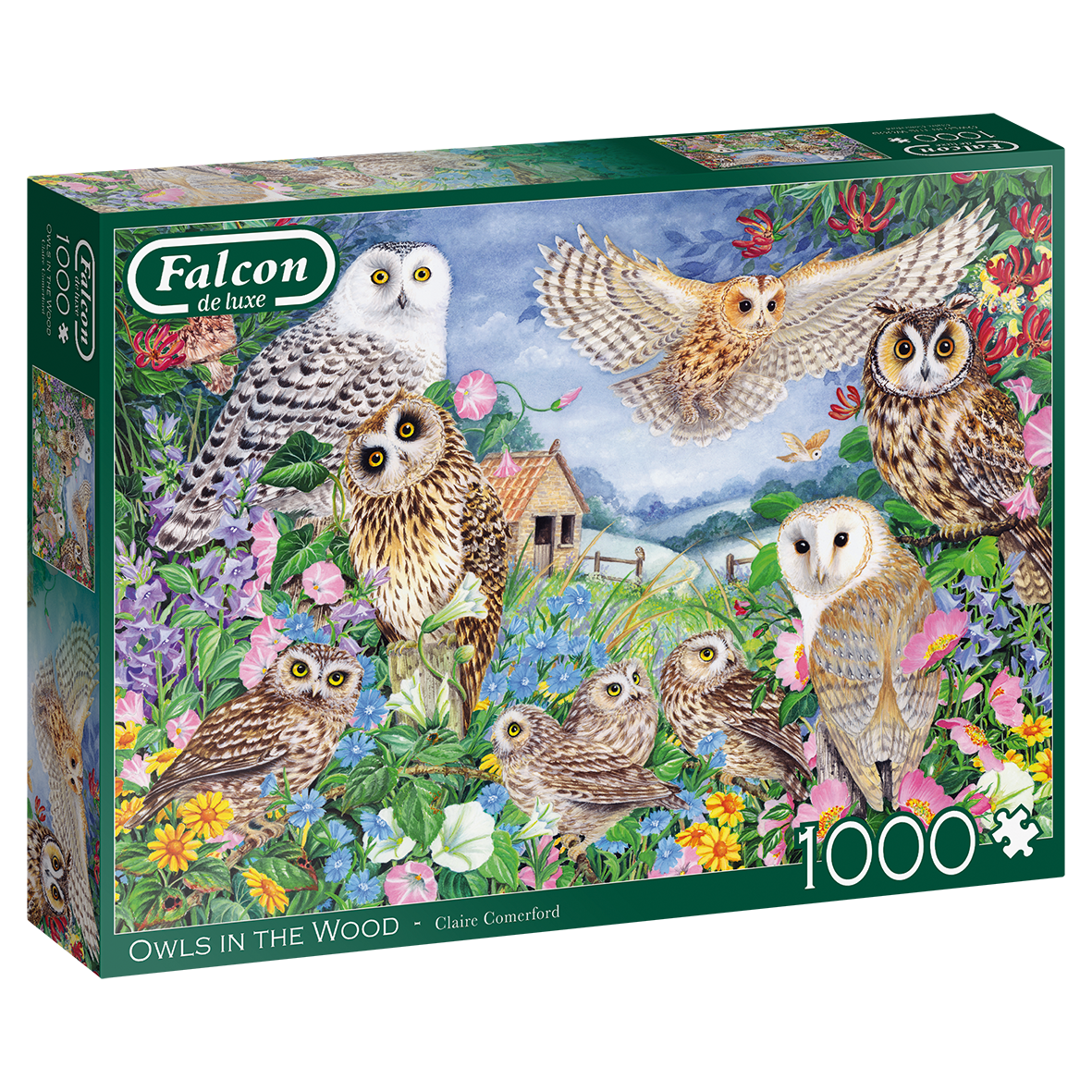 Falcon - Owls In The Wood 1000 Piece Jigsaw Puzzle