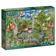 Falcon - Tropical Conservatory 1000 Piece Adult's Jigsaw Puzzle