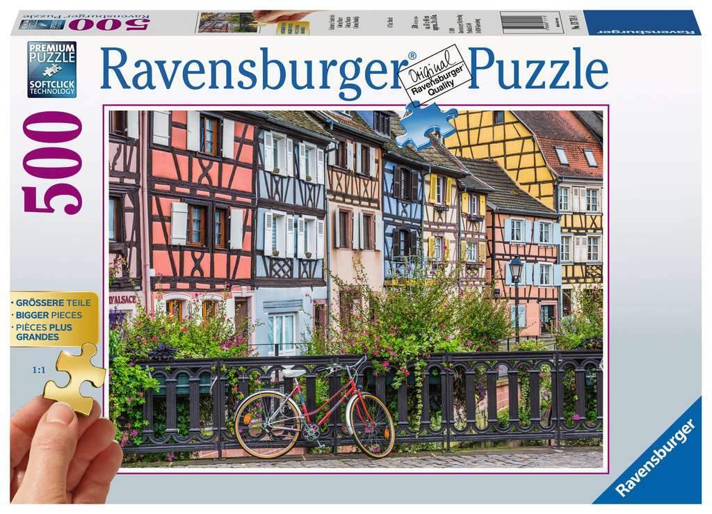 Ravensburger - Colmar France 500 Piece Large Format Family Jigsaw