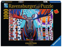 Ravensburger - Canadian Collection: Winter Moose 1000 Piece Adult's Jigsaw Puzzle