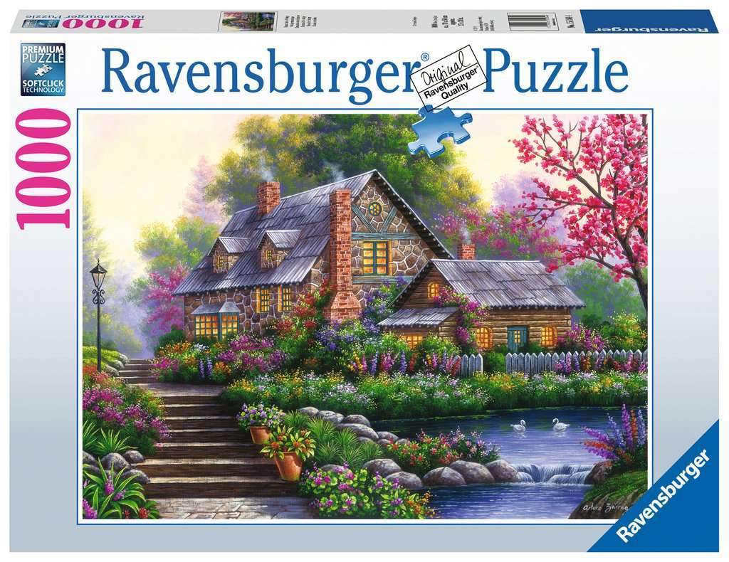 Ravensburger - Romantic Cottage 1000 Piece Jigsaw Puzzle