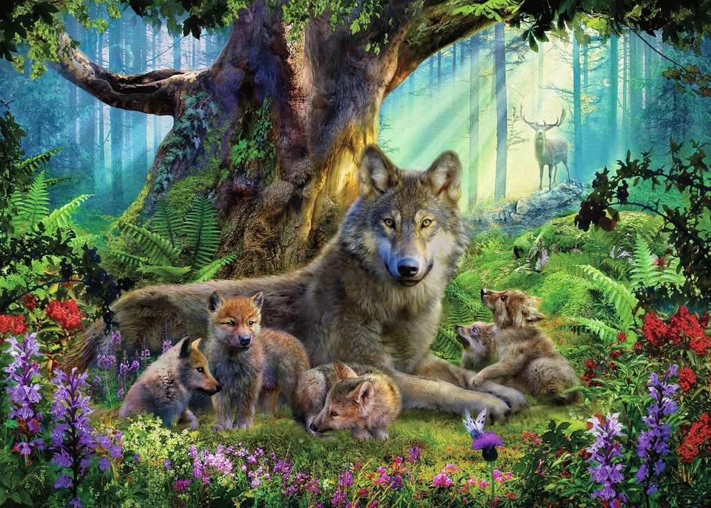 Ravensburger - Wolves in the Forest 1000 Piece Adult's Jigsaw Puzzle