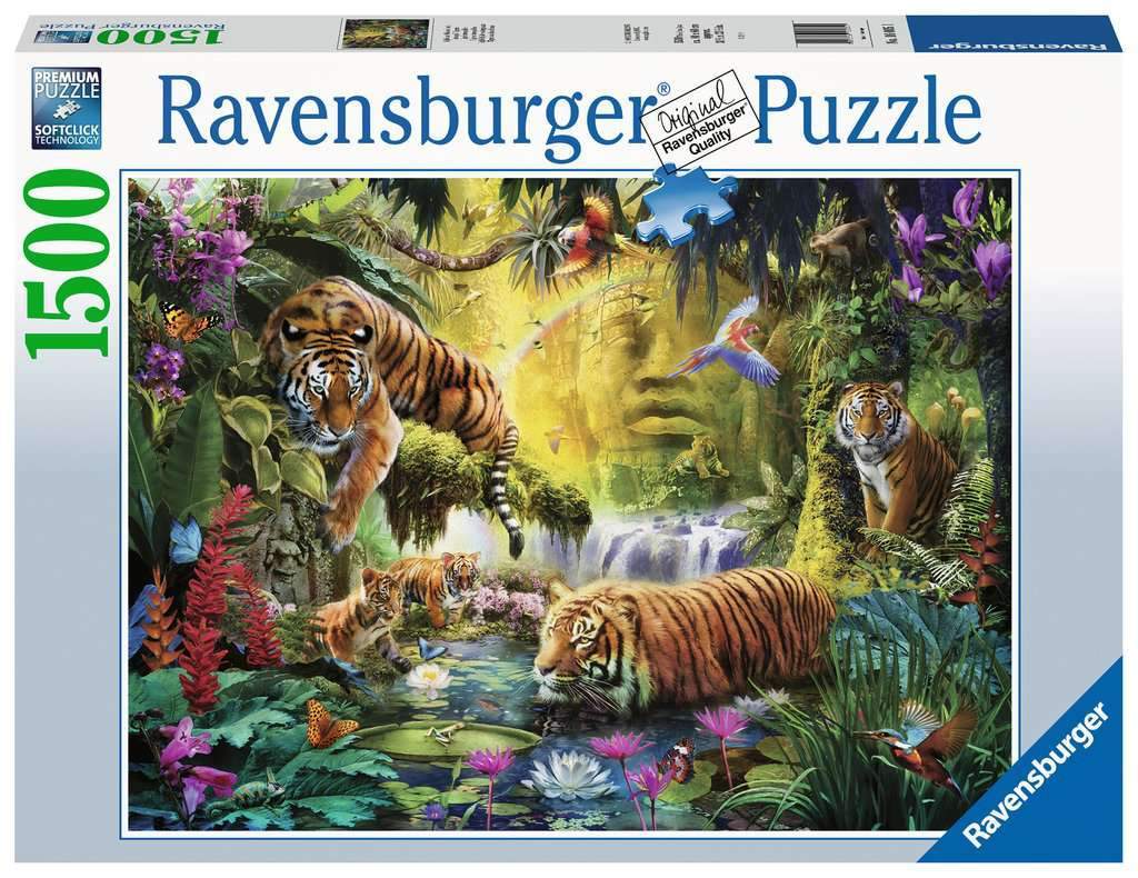 Ravensburger - Tranquil Tigers 1500 Piece Adult's Jigsaw Puzzle