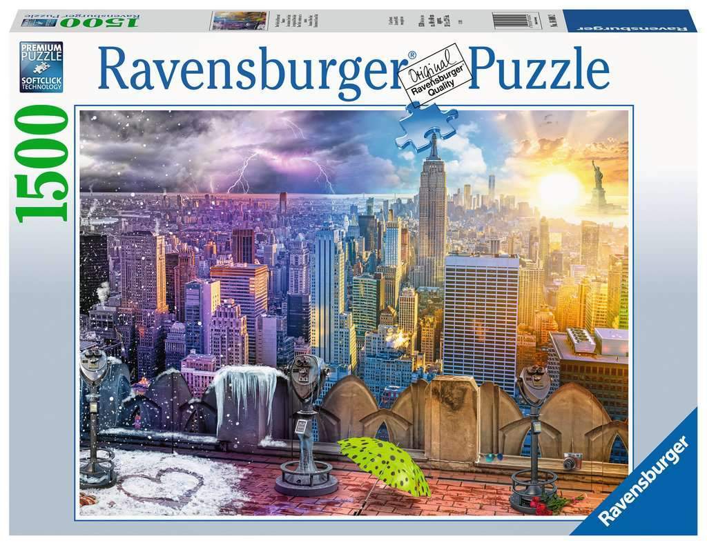 Ravensburger - Seasons of New York 1500 Piece Adult's Jigsaw Puzzle