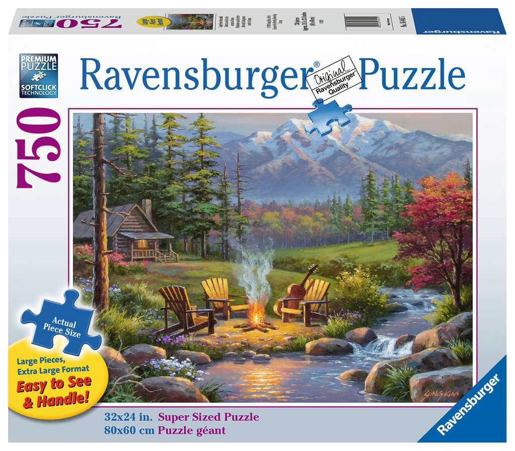 Ravensburger - Riverside Livingroom 750 Piece Large Format Puzzle