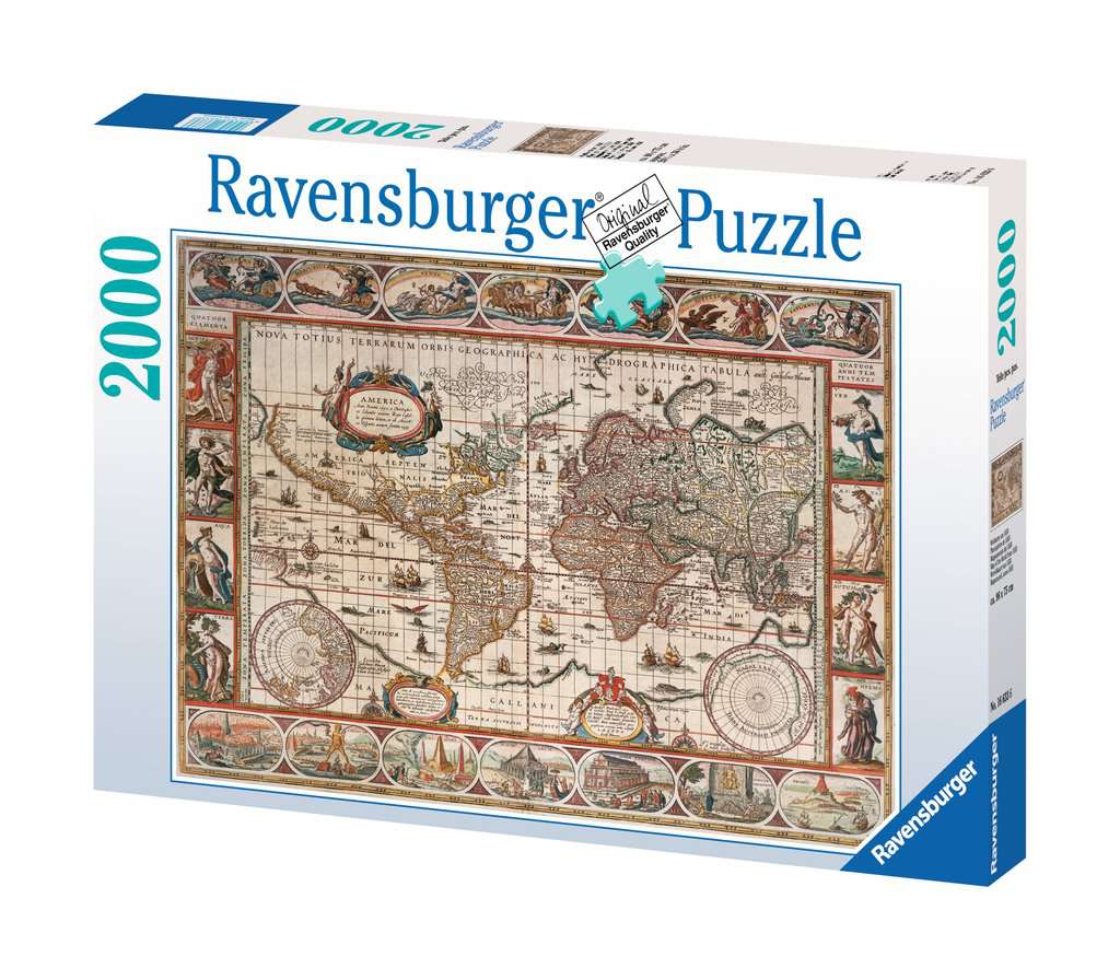 Ravensburger - Map of World From 1650 2000 Piece Puzzle