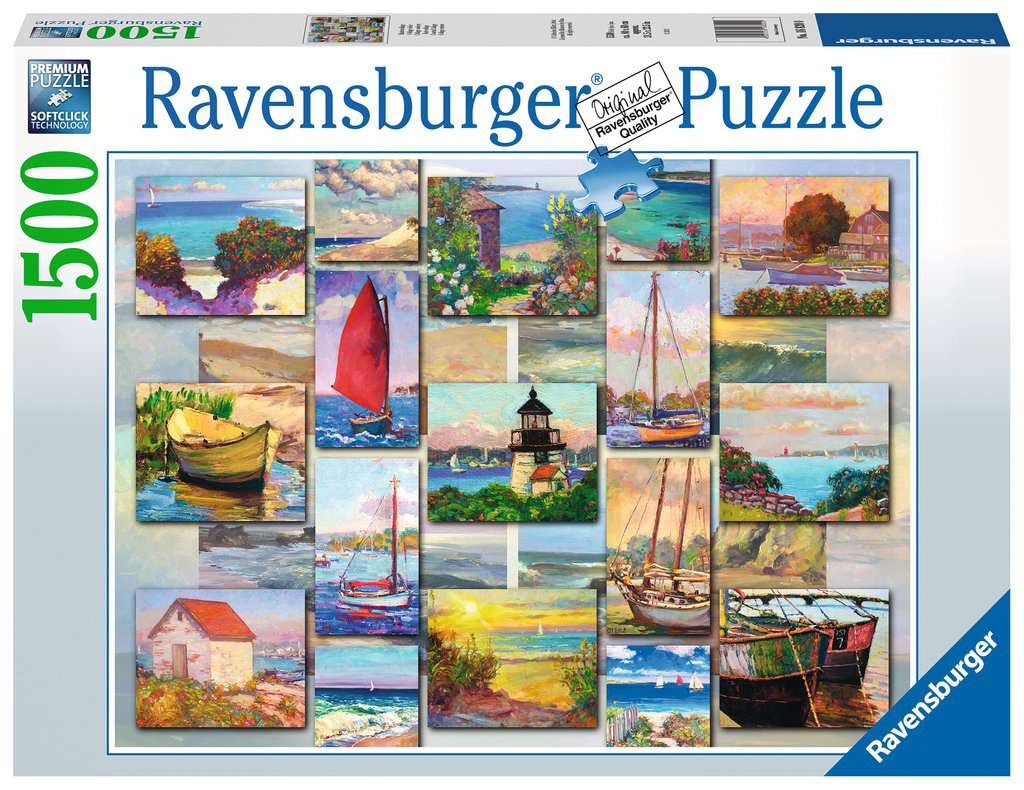 Ravensburger - Coastal Collage 1500 Adult's Jigsaw Puzzle