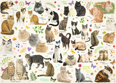 Jumbo - Francien van Westering: Cats Poster 1000 Piece Jigsaw Puzzle