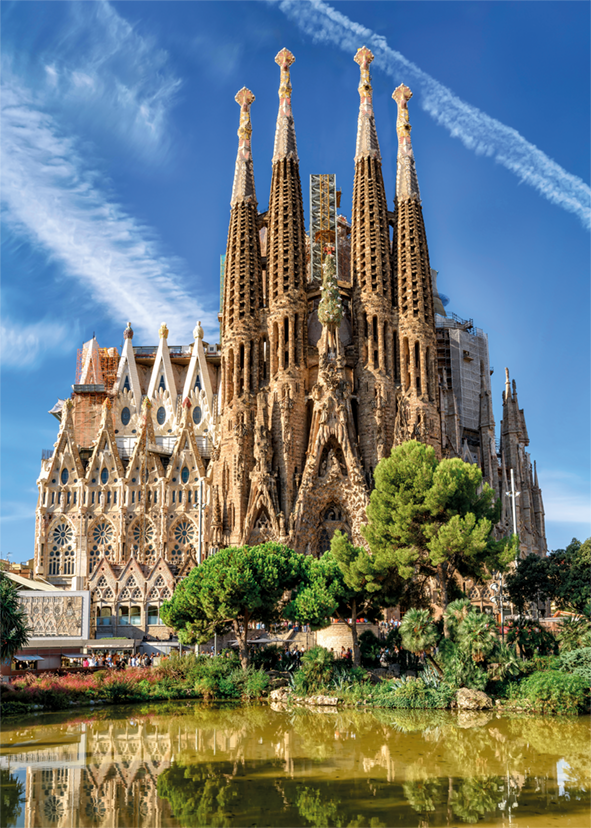 Jumbo - Sagrada Familia View, Barcelona 1000 Piece Jigsaw Puzzle