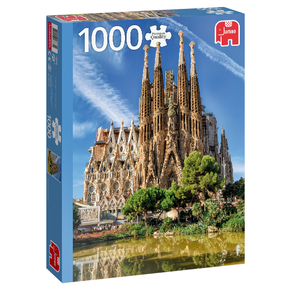 Jumbo - Sagrada Familia View, Barcelona 1000 Piece Jigsaw Puzzle