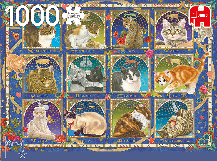 Jumbo - Francien van Westering: Cat Horoscope 1000 Piece Jigsaw Puzzle