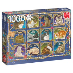 Jumbo - Francien van Westering: Cat Horoscope 1000 Piece Jigsaw Puzzle