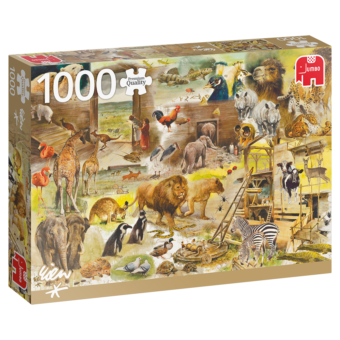 Jumbo - Building Noah's Ark 1000 Piece Jigsaw Puzzle