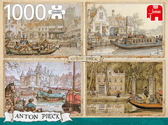 Jumbo - Anton Pieck: Canal Boats 1000 Piece Jigsaw Puzzle