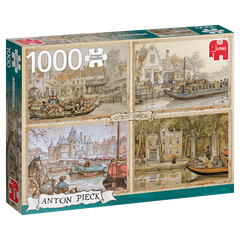 Jumbo - Anton Pieck: Canal Boats 1000 Piece Jigsaw Puzzle