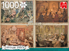 Jumbo - Anton Pieck: Living Room Entertainment 1000 Piece Jigsaw Puzzle