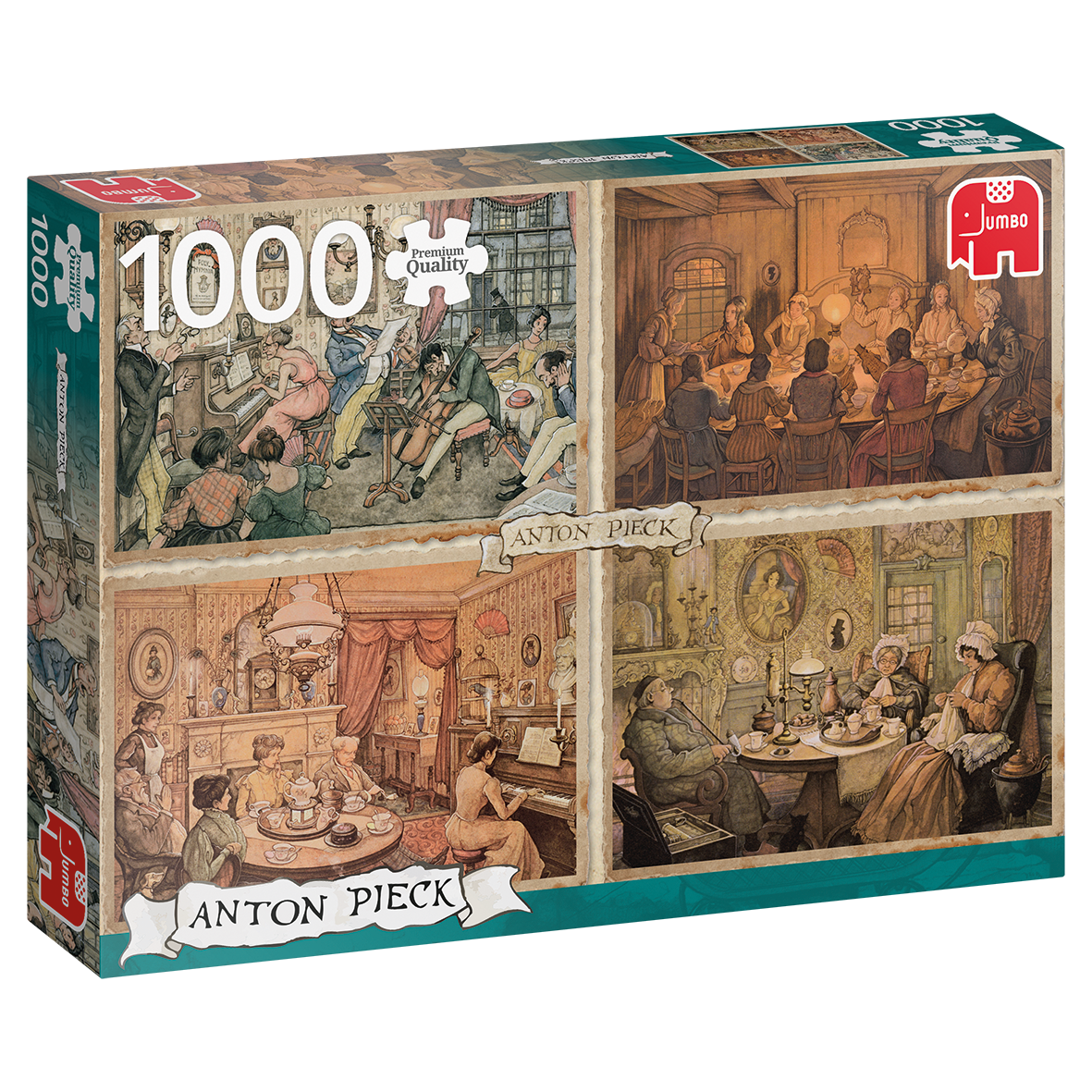 Jumbo - Anton Pieck: Living Room Entertainment 1000 Piece Jigsaw Puzzle