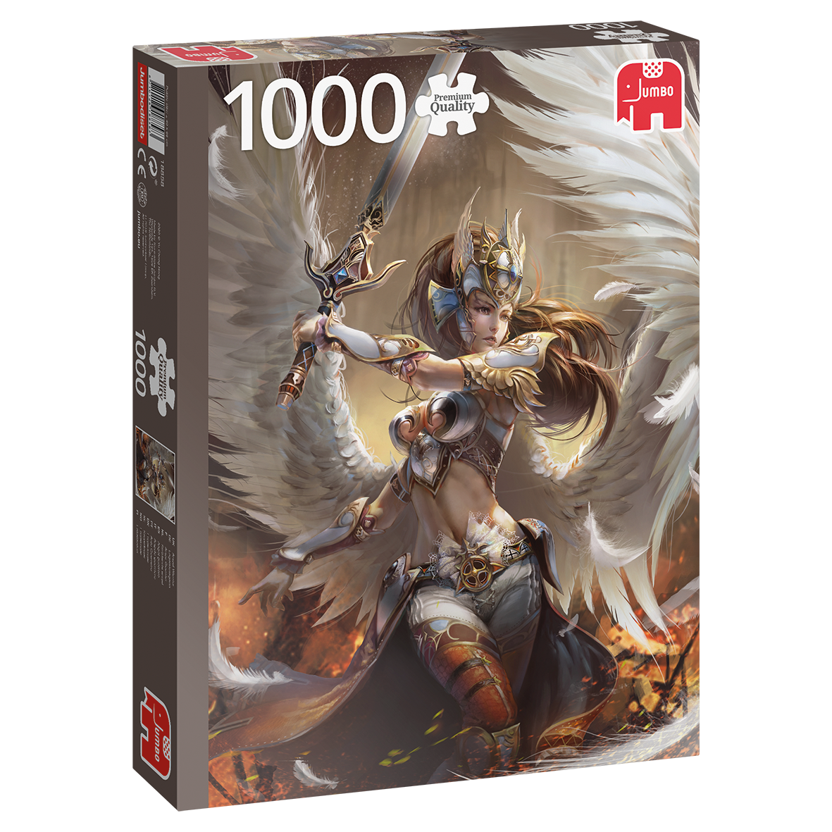 Jumbo - Angel Warrior 1000 Piece Jigsaw Puzzle- DISC