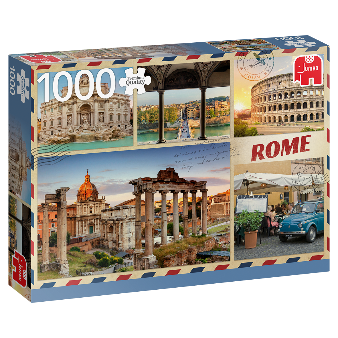 Jumbo - Greetings From Rome 1000 Piece Jigsaw Puzzle