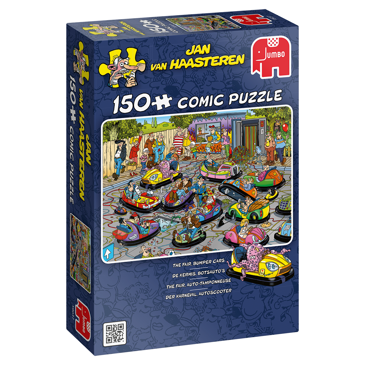 Jumbo - Jan van Haasteren: The Fair Bumper Cars 150 Piece Adult's Jigsaw Puzzle