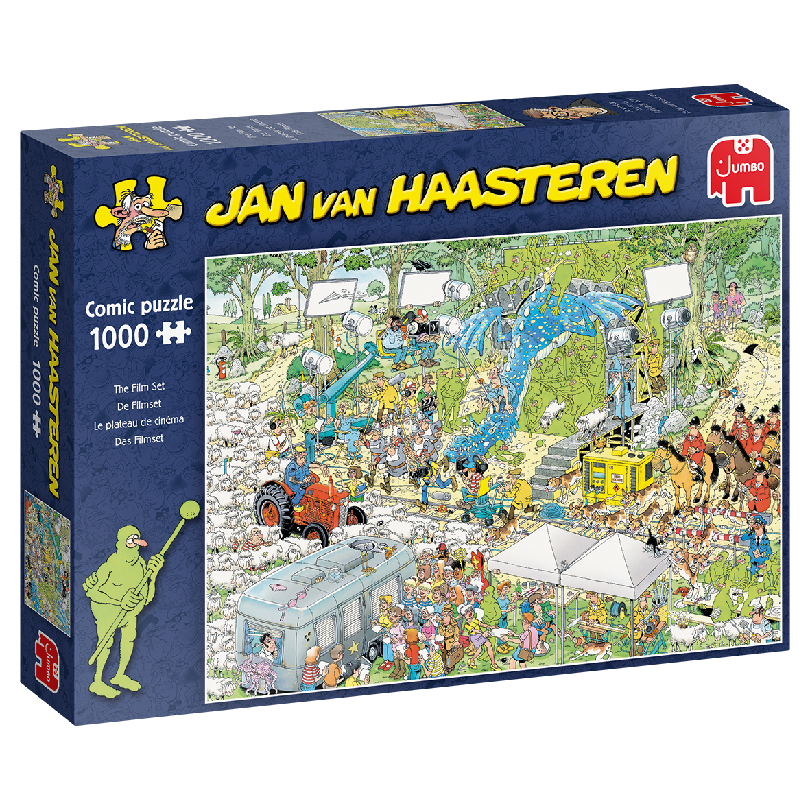 Jumbo - Jan van Haasteren: The Film Set 1000 Piece Adult's Jigsaw Puzzle- DISC