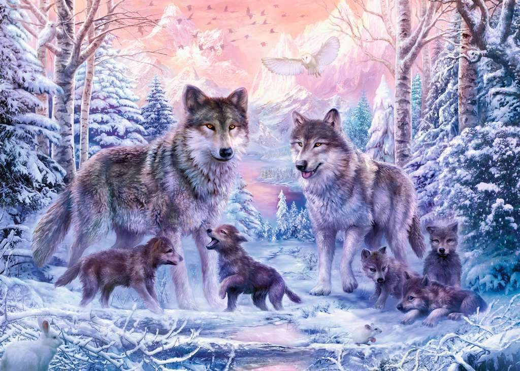 Arctic Wolves Puzzle 1000pc