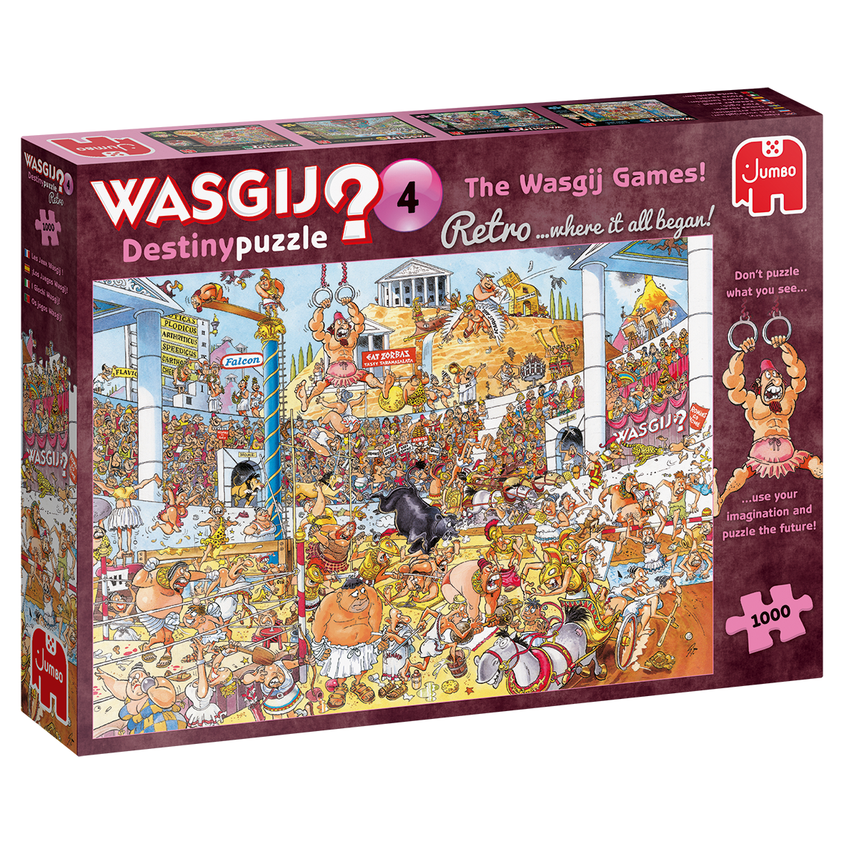 Jumbo - Wasgij? Retro Destiny #4 The Wasgij Games 1000 Piece Adult's Jigsaw Puzzle