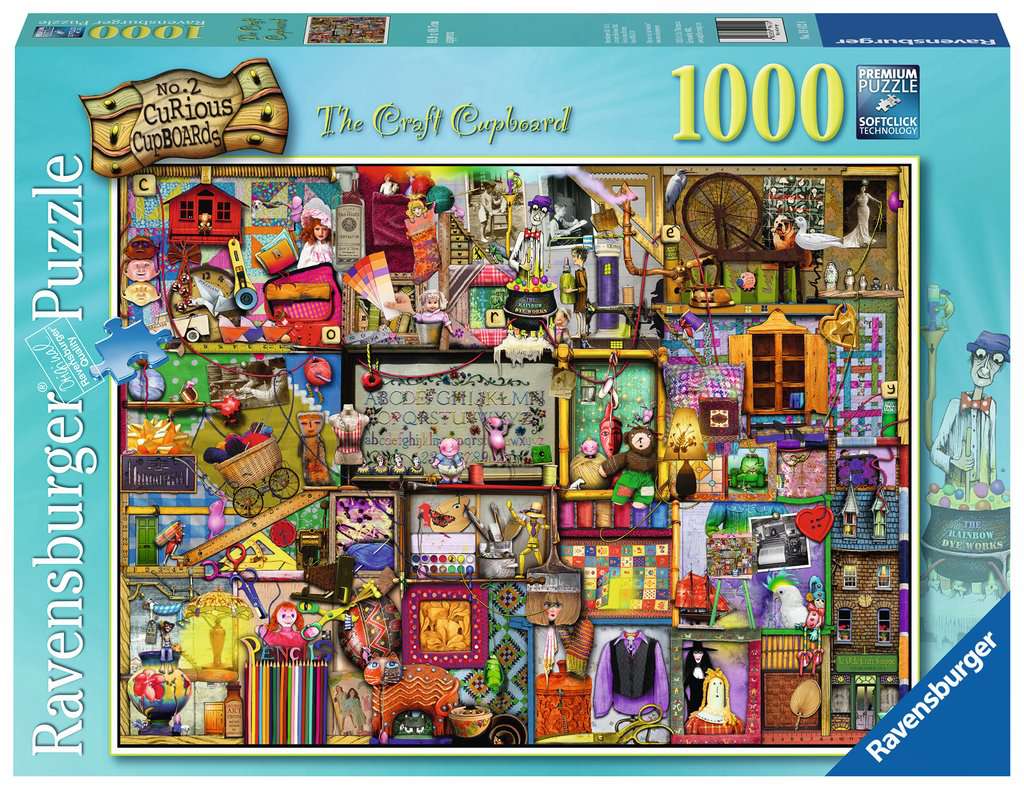 Ravensburger - Colin Thompson: Curious Cupboards No 2: The Craft Cupboard 1000 Piece Puzzle