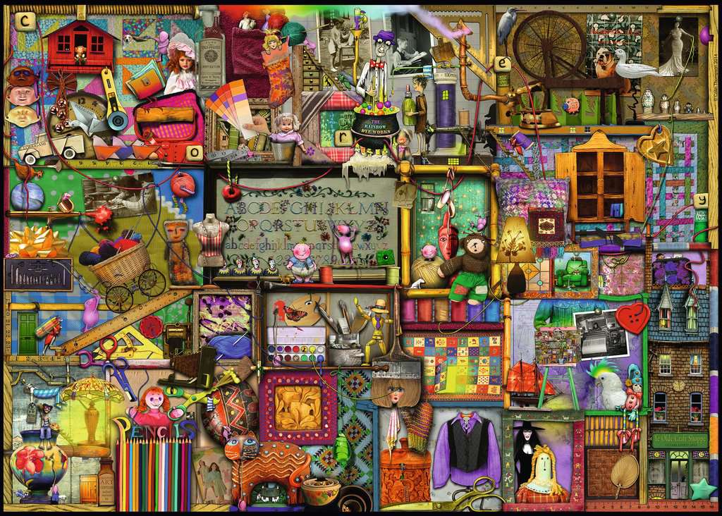 Ravensburger - Colin Thompson: Curious Cupboards No 2: The Craft Cupboard 1000 Piece Puzzle