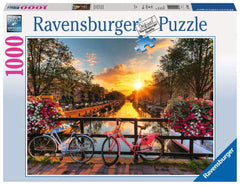 Ravensburger - Bicycles in Amsterdam 1000 Piece Adult's Jigsaw Puzzle