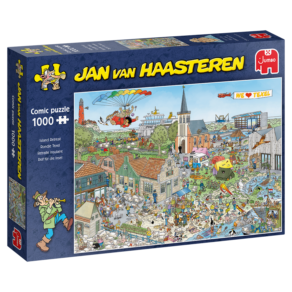 Jumbo - Jan van Haasteren: Island Retreat 1000 Piece Adult's Jigsaw Puzzle