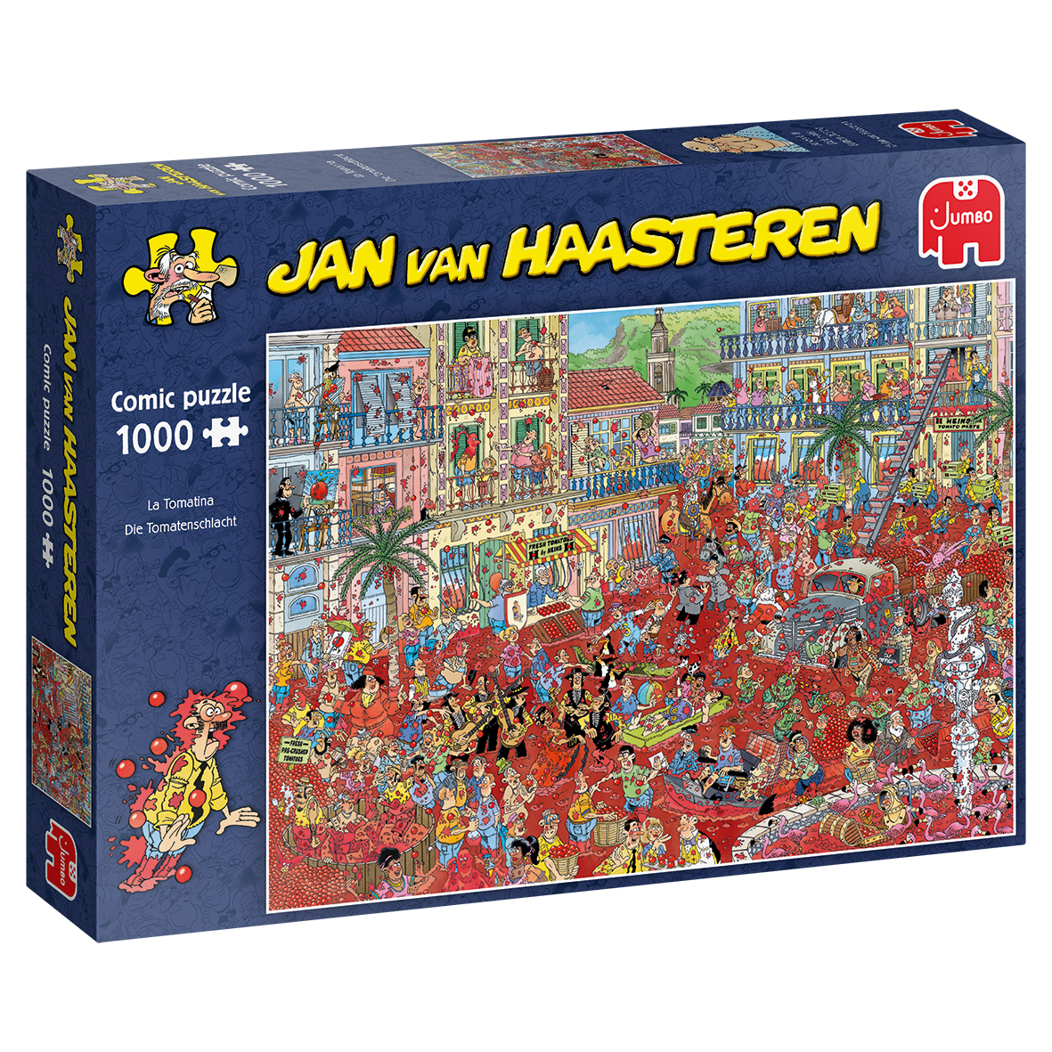 Jumbo - Jan van Haasteren: La Tomatina 1000 Piece Adult's Jigsaw Puzzle- DISC