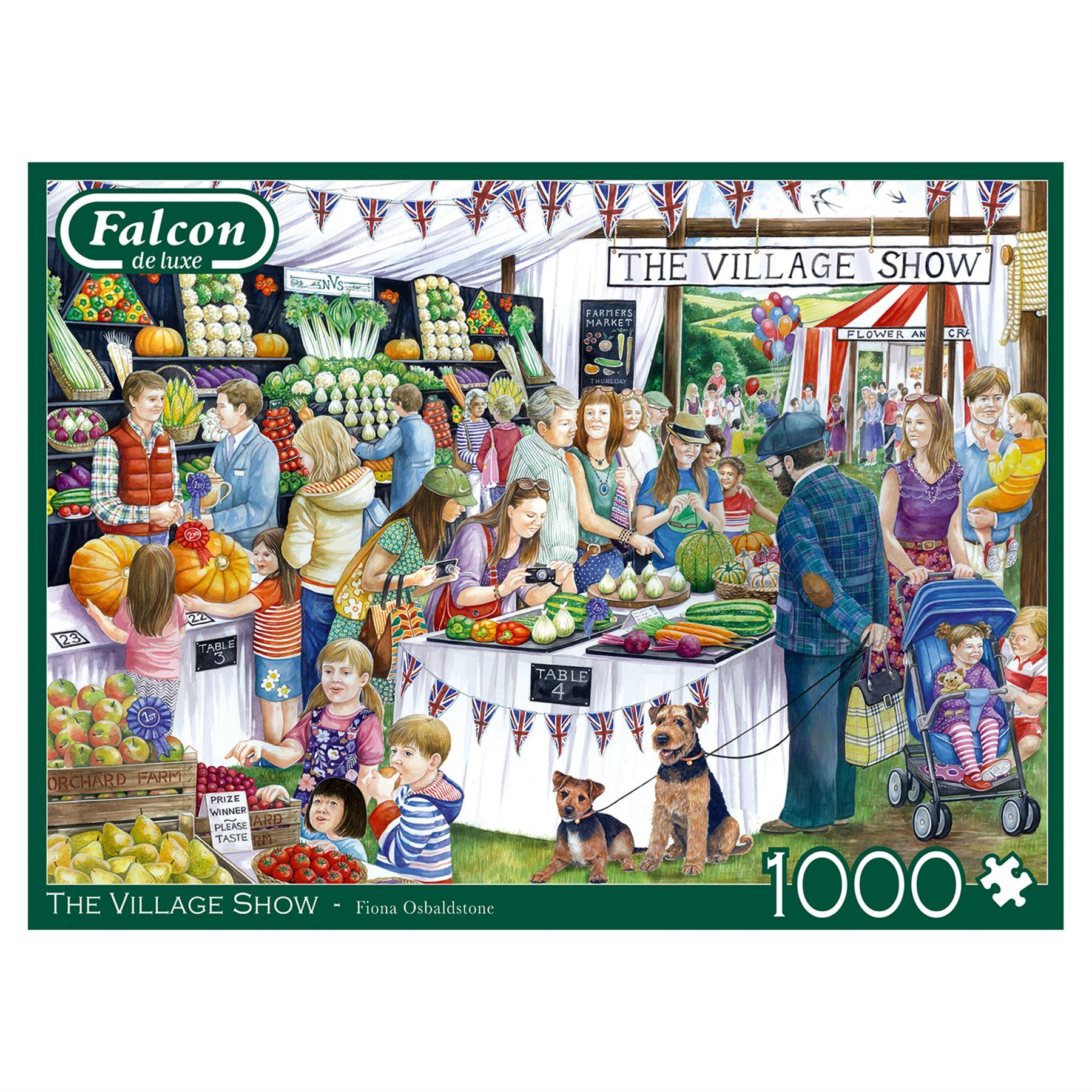 Falcon - The Village Show 1000 Piece Adult's Jigsaw Puzzle