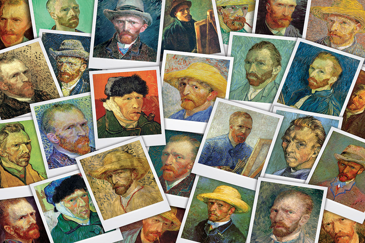 Eurographics - Van Gogh: Selfies 1000 Piece Jigsaw Puzzle