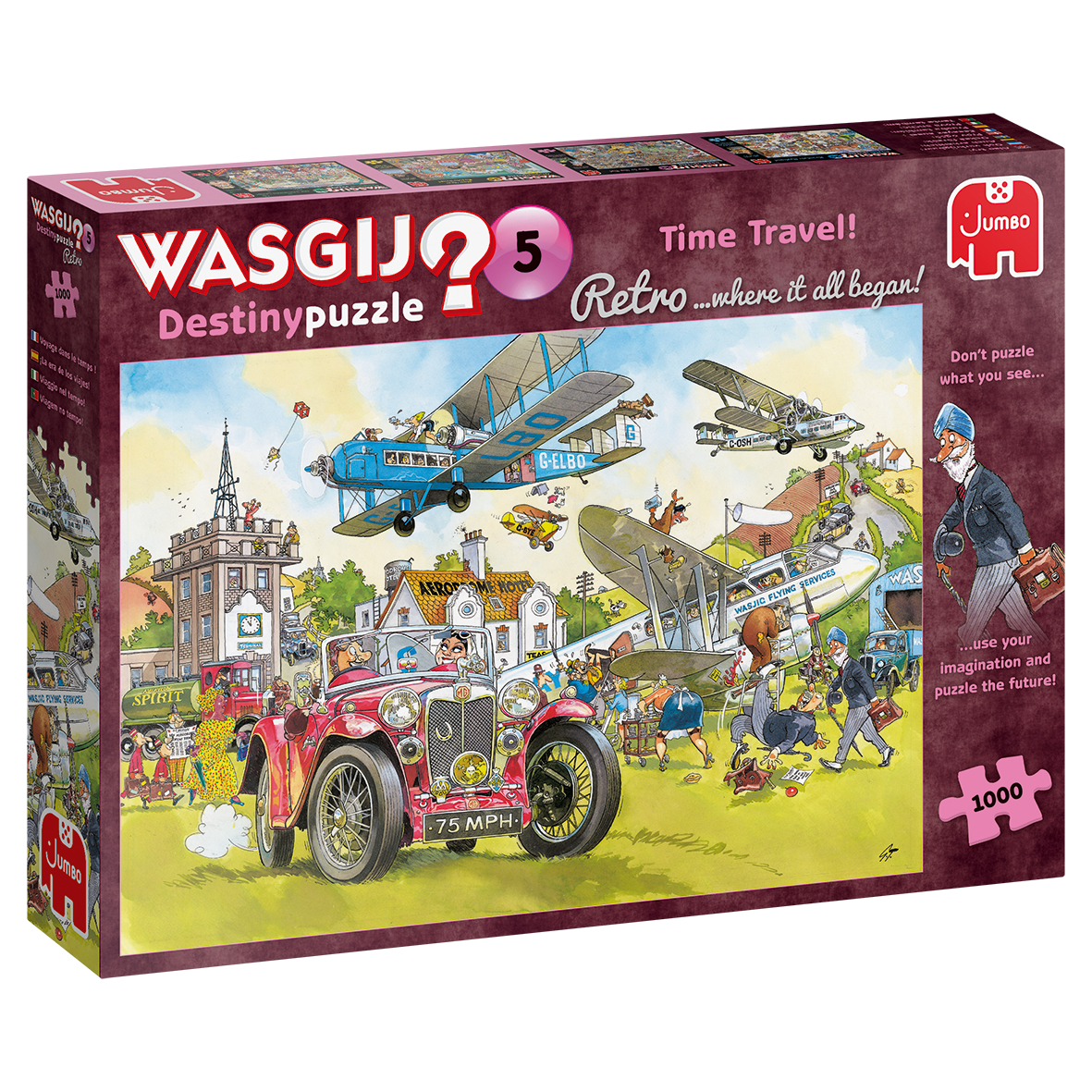 Jumbo - Wasgij? Retro Destiny #5 Time Travel! 1000 Piece Adult's Jigsaw Puzzle