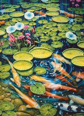 Cobble Hill - Koi Pond 1000 Piece Jigsaw Puzzle