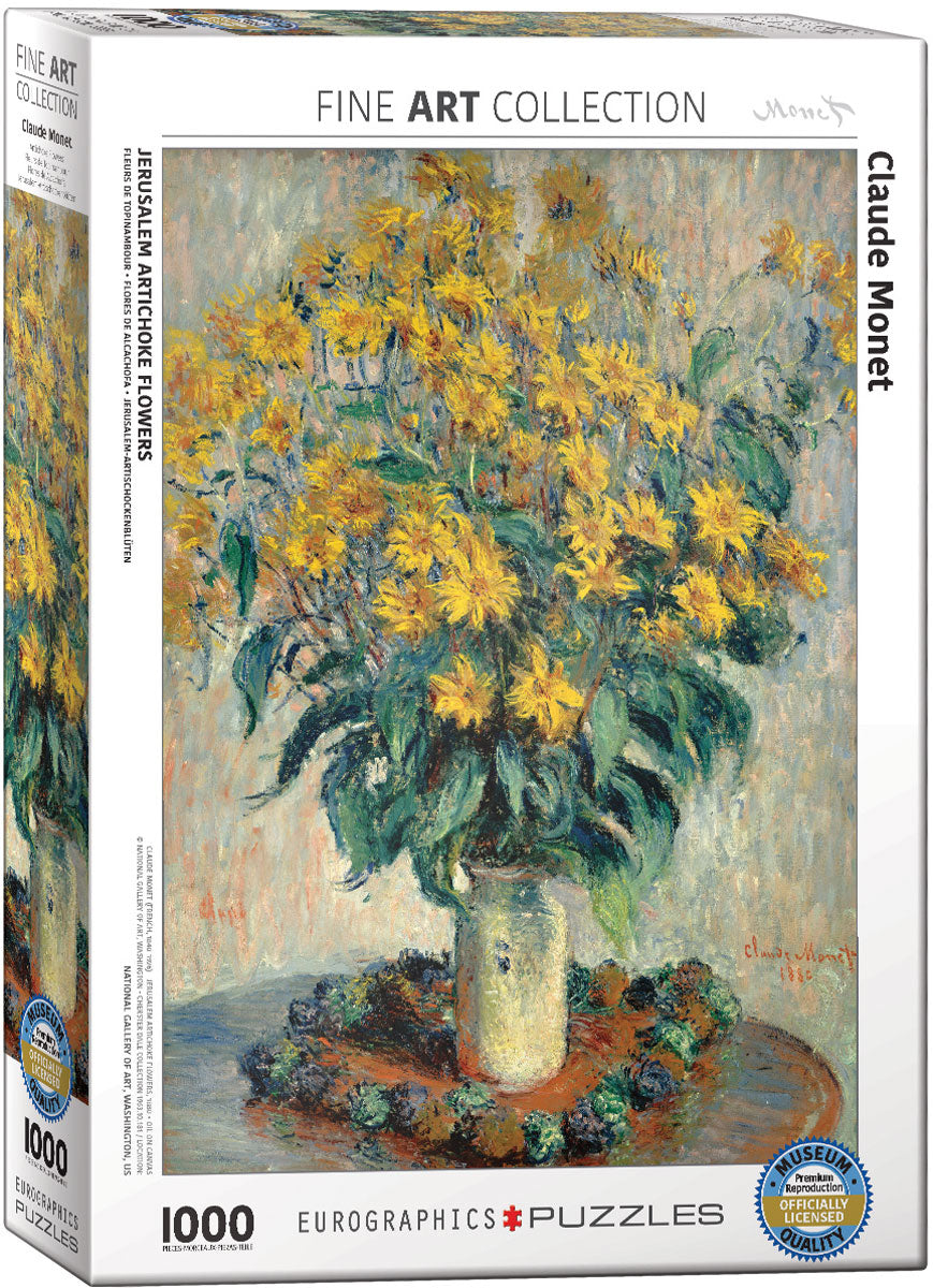 Eurographics - Monet - Jerusalem Artichoke 1000 Piece Jigsaw Puzzle