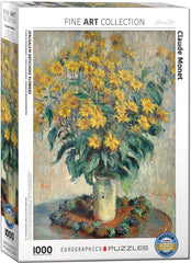 Eurographics - Monet - Jerusalem Artichoke 1000 Piece Jigsaw Puzzle