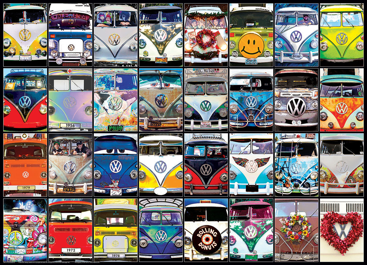 Eurographics - VW Cool Faces 1000 Piece Jigsaw Puzzle