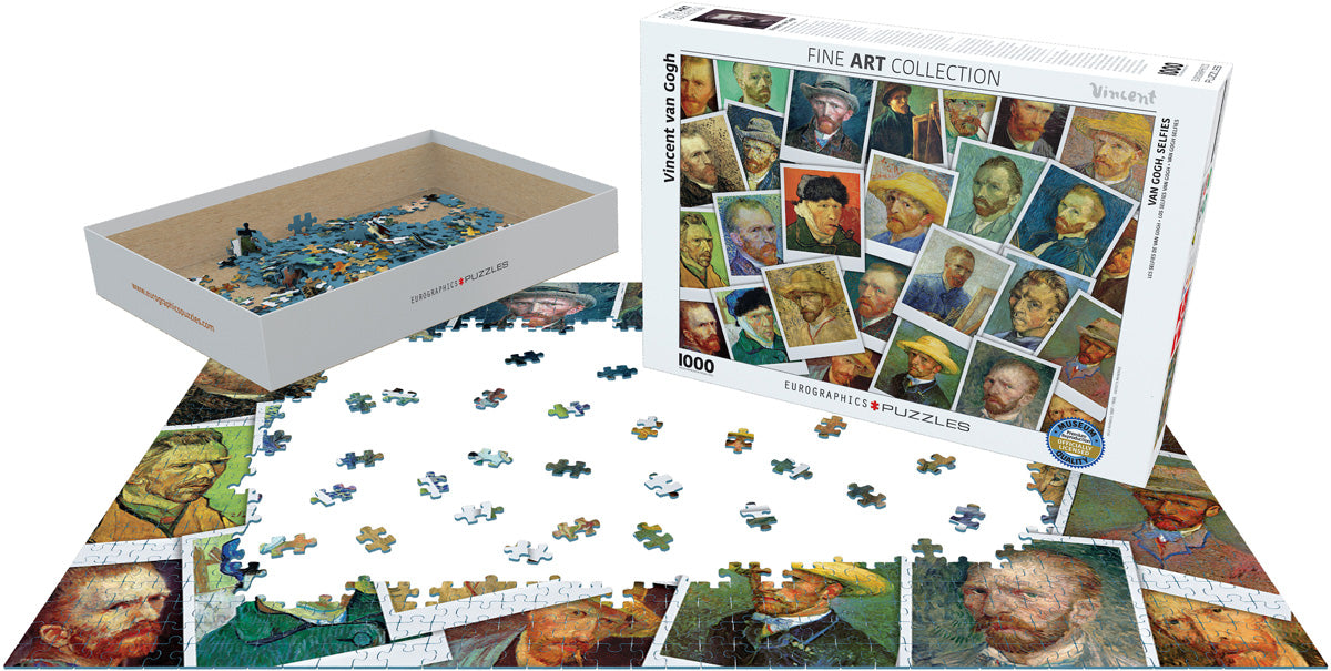 Eurographics - Van Gogh: Selfies 1000 Piece Jigsaw Puzzle