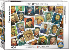 Eurographics - Van Gogh: Selfies 1000 Piece Jigsaw Puzzle