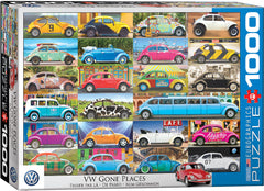 Eurographics - VW Beetle Gone Places 1000 Piece Jigsaw Puzzle