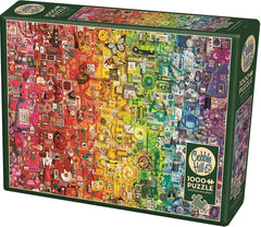 Cobble Hill - Colourful Rainbow 1000 Piece Jigsaw Puzzle