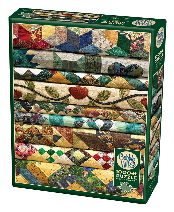 Cobble Hill - Grandma's Quilts 1000 Piece Jigsaw Puzzle