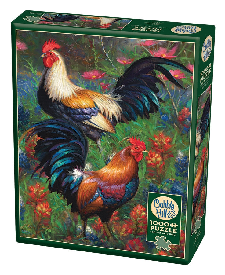 Cobble Hill - Roosters 1000 Piece Jigsaw Puzzle