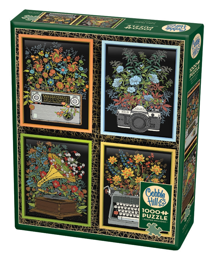 Cobble Hill - Floral Objects 1000 Piece Jigsaw Puzzle