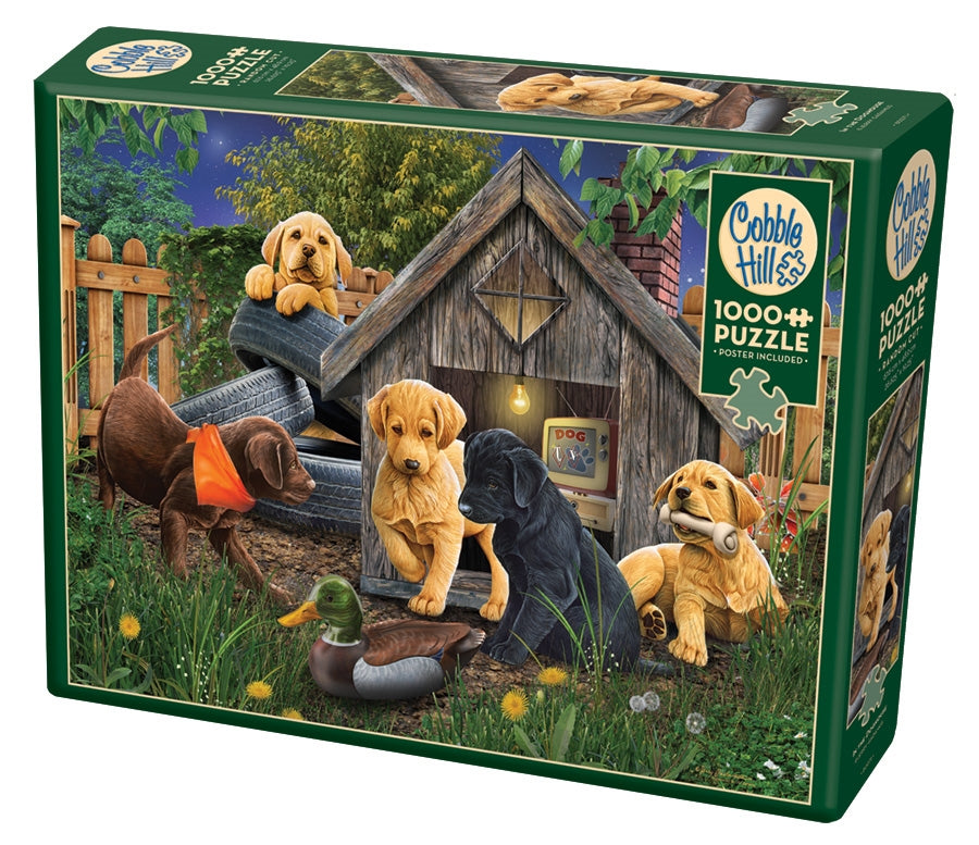 Cobble Hill - In The Doghouse 1000 Piece Jigsaw Puzzle