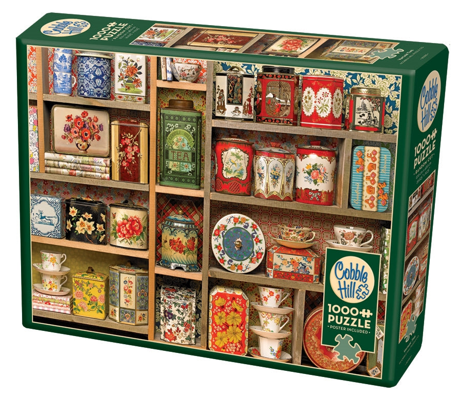 Cobble Hill - Vintage Tins 1000 Piece Jigsaw Puzzle