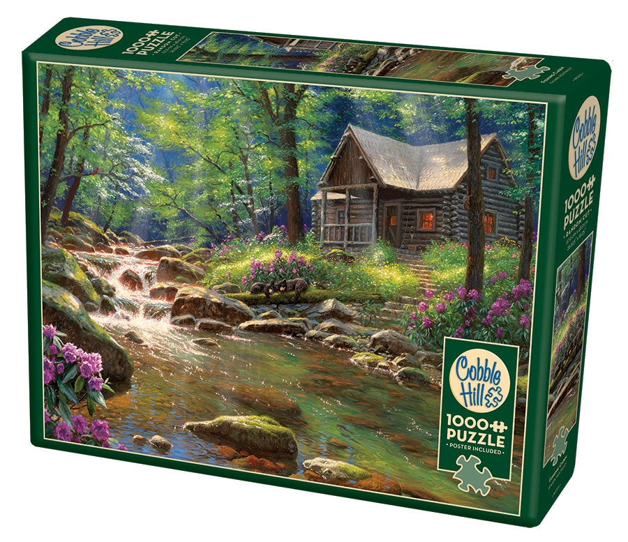 Cobble Hill - Fishing Cabin 1000 Piece Jigsaw Puzzle