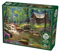 Cobble Hill - Fishing Cabin 1000 Piece Jigsaw Puzzle